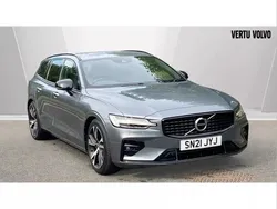 Grey Used 2021 Volvo V60 R-Design Estate | £24,756 (Fair price)