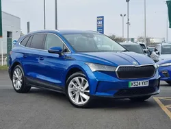 Race blue Used 2024 Skoda Enyaq iV SUV | £31,395 (Fair price)