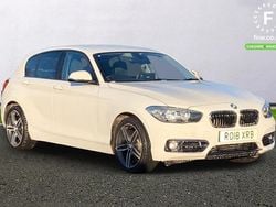 White Used 2017 BMW 118 Sport Line Hatchback | £11,499 (Fair price)