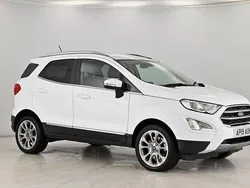White Used 2019 Ford Ecosport Titanium SUV | £10,950 (Fair price)