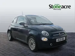 Blue Used 2021 Fiat 500 Lounge Hatchback | £10,495 (Fair price)