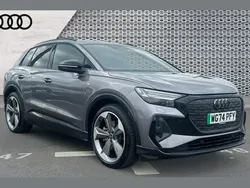 Grey Used 2024 Audi Q4 e-tron Black Edition SUV | £38,368 (Good price)