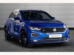 Blue Used 2021 VW T-Roc R-line SUV | £20,495 (Fair price)
