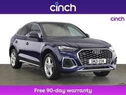 Blue Used 2021 Audi Q5 S-Line SUV | £29,599 (Fair price)