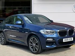 Blue Used 2019 BMW X4 M Sport SUV | £23,500 (Good price)