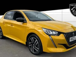 Yellow Used 2022 Peugeot 208 Allure Premium Hatchback | £14,499 (Fair price)