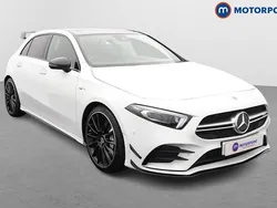 White Used 2022 Mercedes A35 AMG Premium Plus Hatchback | £30,949 (Fair price)