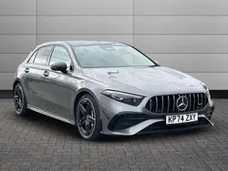 Grey Used 2024 Mercedes A35 AMG Premium Plus Hatchback | £38,990 (Fair price)