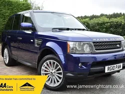 Blue Used 2010 Land Rover Range Rover Sport HSE SUV | £5,990 (A bit pricey)
