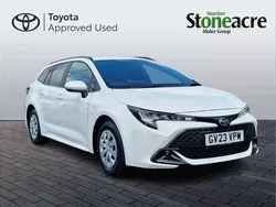 White Used 2023 Toyota Corolla | £23,700 (A bit pricey)