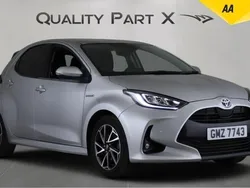 Silver Used 2021 Toyota Yaris Hybrid Design Hatchback | £13,680 (Good price)