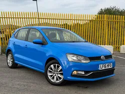 Blue Used 2016 VW Polo SE Hatchback | £6,794 (Fair price)