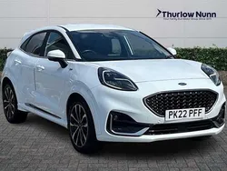 White Used 2022 Ford Puma ST-Line Hatchback | £15,500 (Fair price)