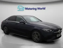 Blue Used 2022 Mercedes C200 AMG line Sedan | £26,000 (Fair price)