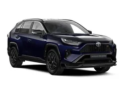 Obsidian blue with black roof New 2025 Toyota RAV4 Hybrid Sport SUV | £47,745 (Good price)