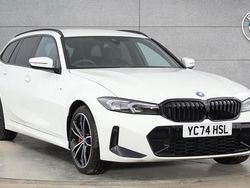 White Used 2024 BMW 330e M Sport Estate | £36,490 (Fair price)