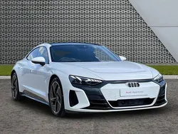 White Used 2023 Audi e-tron GT quattro Comfort Sedan | £53,195 (Expensive)