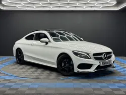 White Used 2018 Mercedes C200 AMG Line Premium Coupe | £15,890 (Fair price)