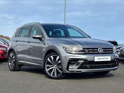 Silver Used 2017 VW Tiguan R-line SUV | £22,395 (Fair price)