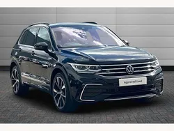 Black Used 2022 VW Tiguan R-line SUV | £27,395 (A bit pricey)