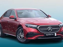 Designo hyacinth red metallic Used 2024 Mercedes E300 AMG Line Premium Sedan | £51,995