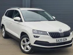 White Used 2020 Skoda Karoq SE SUV | £15,499 (Good price)