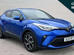 Blue Used 2021 Toyota C-HR Design SUV | £18,086 (Fair price)