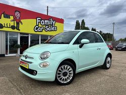 Green Used 2020 Fiat 500 Lounge Hatchback | £7,995 (A bit pricey)