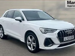 White Used 2023 Audi Q3 S-Line SUV | £25,498 (Good price)