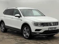 White Used 2021 VW Tiguan Allspace Match SUV | £21,790 (Fair price)