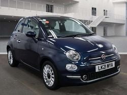 Blue Used 2021 Fiat 500 Dolcevita Hatchback | £7,800 (Good price)