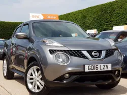Grey Used 2016 Nissan Juke N-Connecta SUV | £7,395 (A bit pricey)