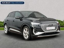 Black Used 2023 Audi Q4 e-tron S-Line SUV | £24,489 (Good price)