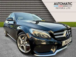 Black Used 2015 Mercedes C220 AMG line Sedan | £8,990 (Fair price)