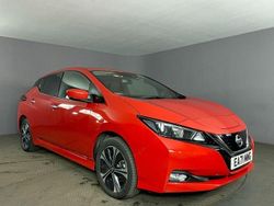 Red Used 2021 Nissan Leaf N-Connecta Hatchback | £12,499 (Fair price)
