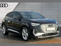 Black New 2024 Audi Q4 e-tron S-Line SUV | £35,743 (Super price)
