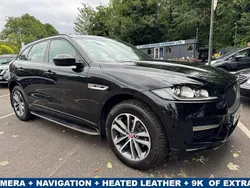 Black Used 2017 Jaguar F-Pace R-Sport SUV | £17,495 (Fair price)