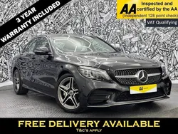Black Used 2019 Mercedes C200 AMG line Sedan | £18,895 (Fair price)