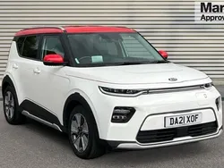 White Used 2021 Kia Soul EV First Edition SUV | £14,701 (Good price)