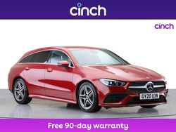 Red Used 2020 Mercedes CLA200 AMG line Estate | £17,749 (Good price)
