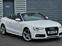 White Used 2014 Audi A5 Cabriolet S-Line Cabriolet | £9,999 (Fair price)
