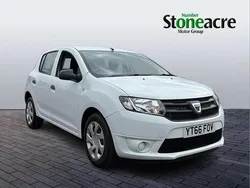 White Used 2016 Dacia Sandero Ambiance Hatchback | £3,495 (Good price)
