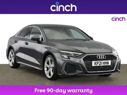 Grey Used 2021 Audi A3 S-Line Sedan | £20,099 (Fair price)
