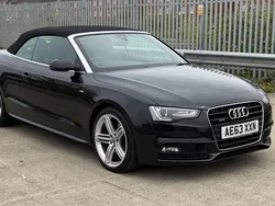 Black Used 2013 Audi A5 Cabriolet S-Line Cabriolet | £8,495 (Fair price)