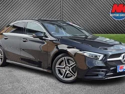 Black Used 2021 Mercedes A250 AMG Line Premium Plus Sedan | £24,499 (A bit pricey)