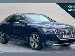 Blue Used 2021 Audi e-tron Sportback S-Line SUV | £22,480 (Super price)