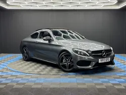 Grey Used 2017 Mercedes C220 AMG line Coupe | £13,990 (Good price)