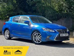Blue Used 2017 Lexus CT200h Luxury Line Hatchback | £12,290 (Good price)