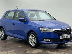 Blue Used 2021 Skoda Fabia SE Hatchback | £8,995 (Good price)