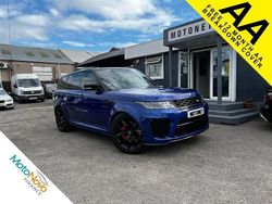 Blue Used 2018 Land Rover Range Rover Sport SVR SUV | £58,300